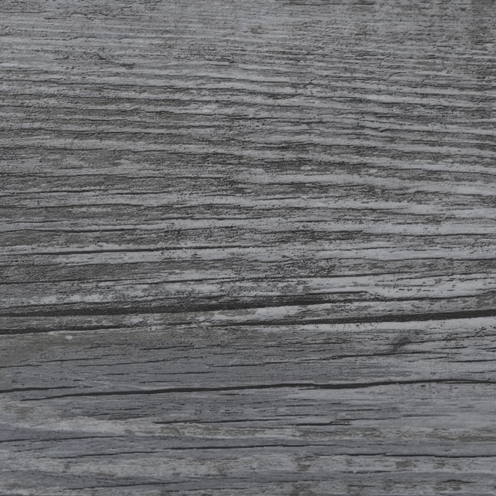 PVC-lattialankut 4,46 m² 3 mm itseliimautuva kiiltävä harmaa - Harrastajankoti.fi