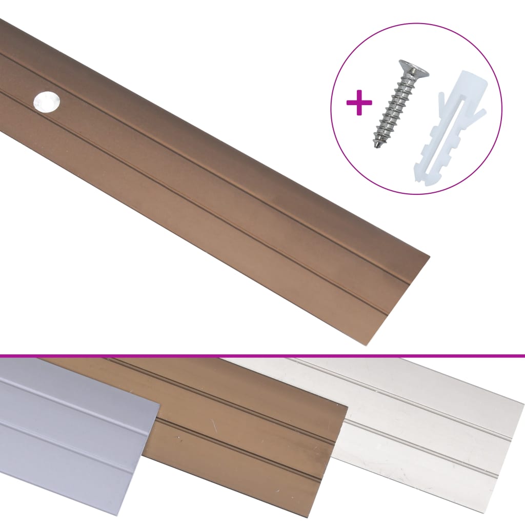 Peitelistat 5 kpl alumiini 90 cm ruskea - Harrastajankoti.fi