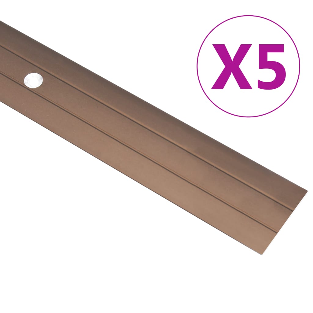 Peitelistat 5 kpl alumiini 100 cm ruskea - Harrastajankoti.fi