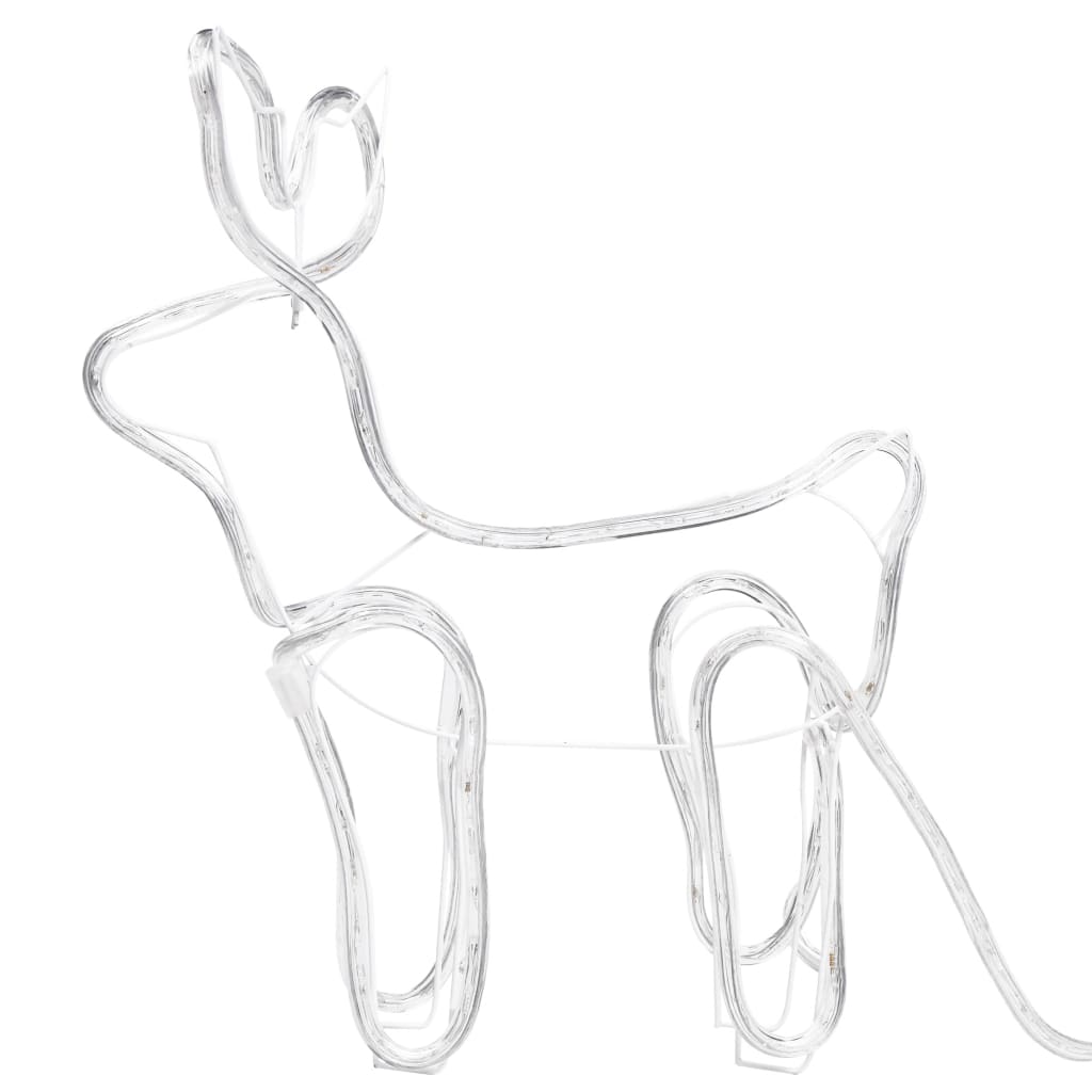 Porot ja reki joulukoriste ulkokäyttöön 576 LED-valoa - Harrastajankoti.fi