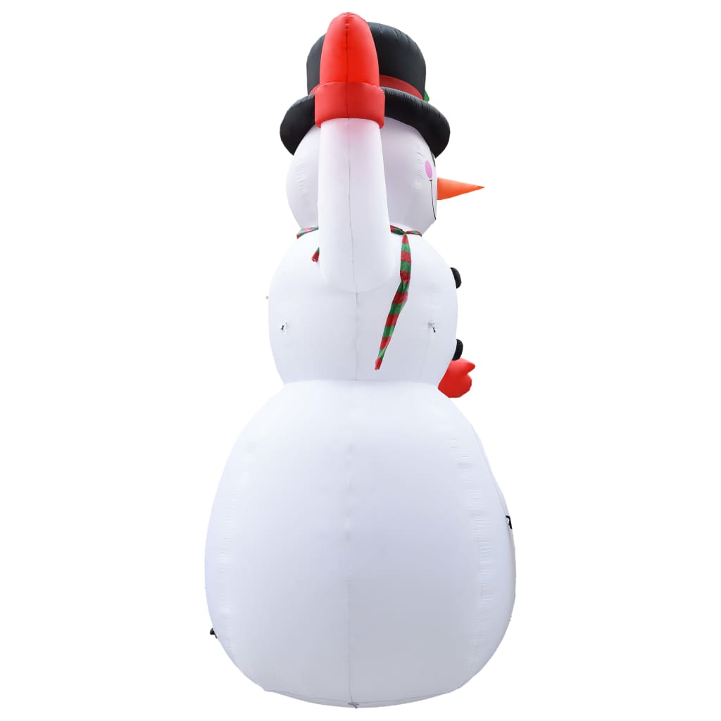 Täytettävä lumiukko LED-valoilla joulukoriste IP44 300 cm - Harrastajankoti.fi
