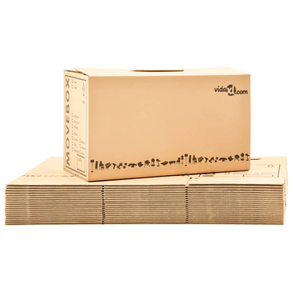 Muuttolaatikot pahvi XXL 20 kpl 60x33x34 cm - Harrastajankoti.fi