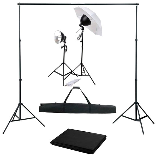 Valokuvastudiosarja valosarjalla ja taustakankaalla - Harrastajankoti.fi