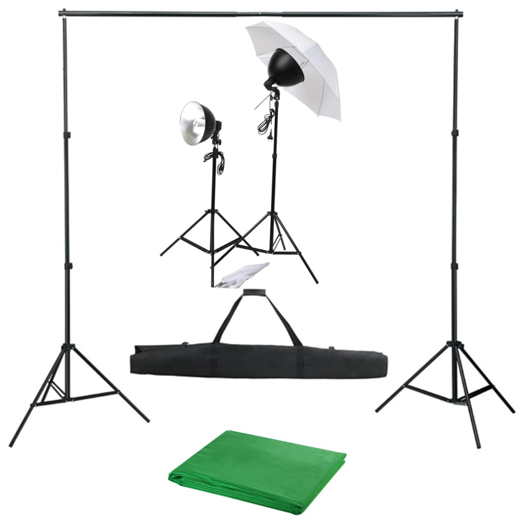 Valokuvastudiosarja valosarjalla ja taustakankaalla - Harrastajankoti.fi