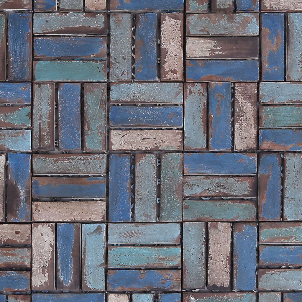 Terassilaatat 33 kpl 30x30 cm täysi kierrätetty puu - Harrastajankoti.fi