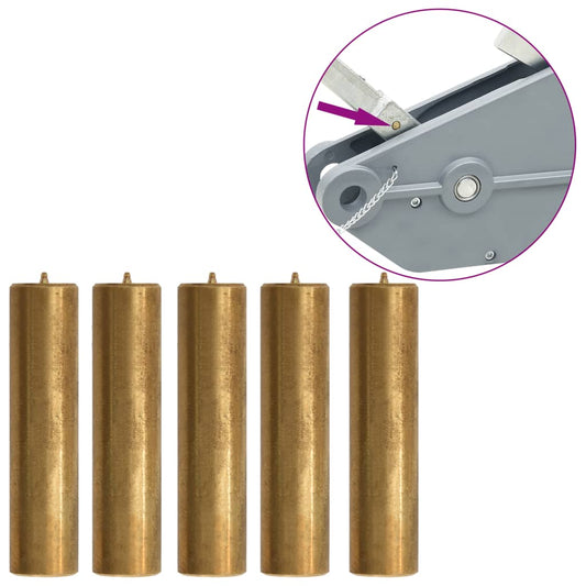 Sokkatapit 1600/3200 kg vaijertaljaan 5 kpl messinki - Harrastajankoti.fi