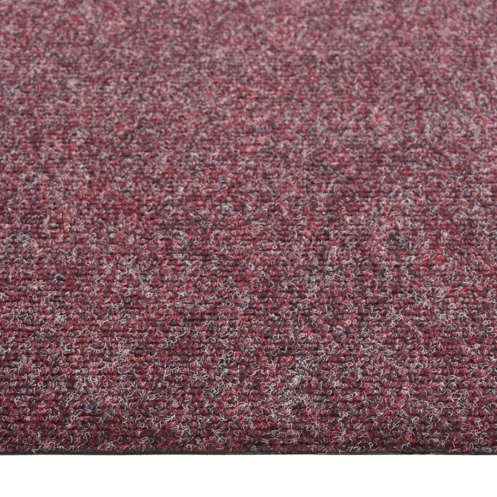 Tekstiililaatta 20 kpl 5 m² tummanpunainen - Harrastajankoti.fi