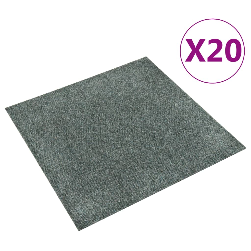 Tekstiililaatta 20 kpl 5 m² vihreä - Harrastajankoti.fi