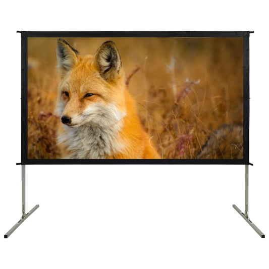 Nopeasti taitettava valkokangas 90" 16:9 - Harrastajankoti.fi