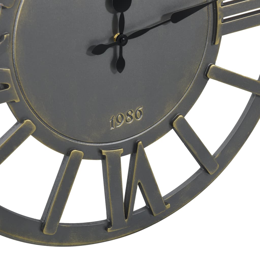 321469 Be Basic Wall Clock Grey 60 cm MDF - Harrastajankoti.fi