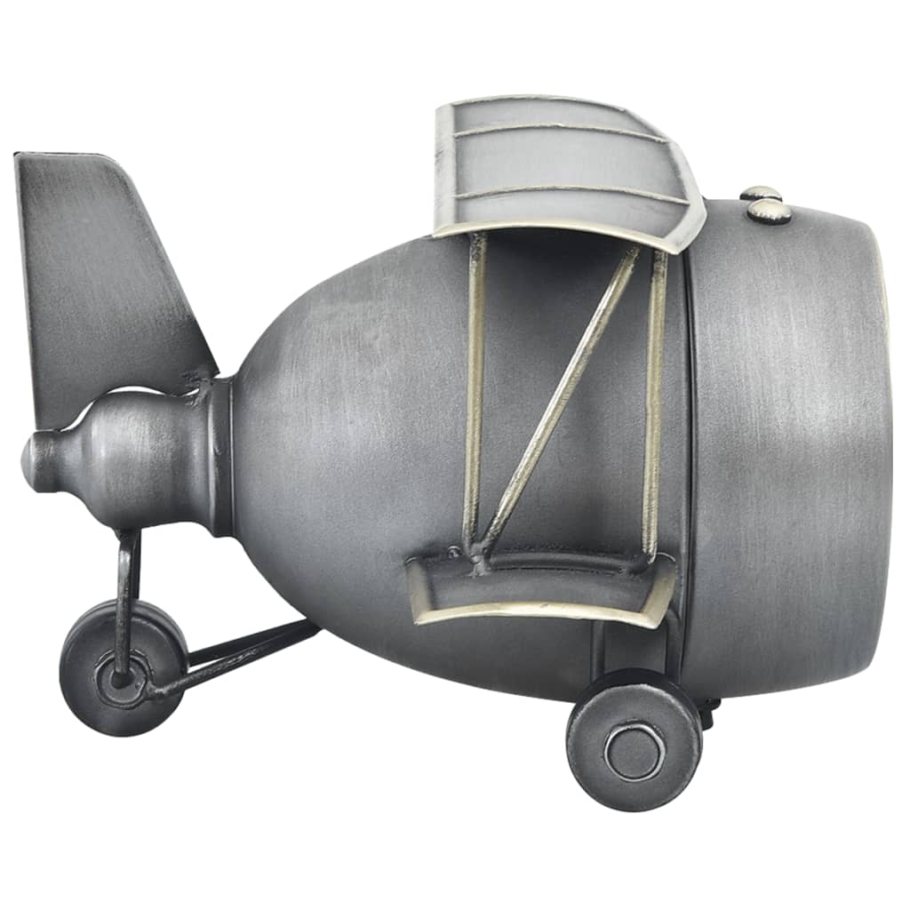 321483 Be Basic Table Clock Grey 26,5x19,5x15 cm Iron and MDF - Harrastajankoti.fi