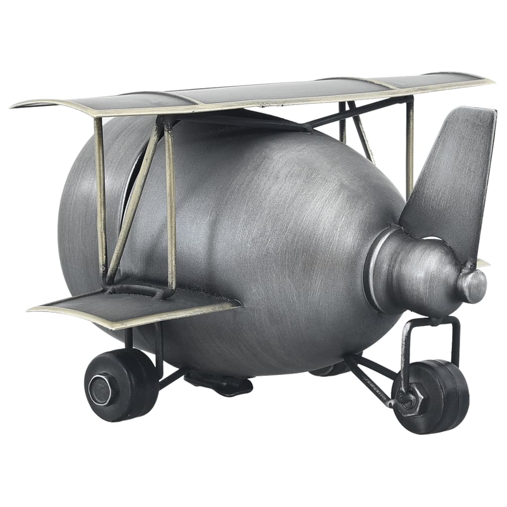 321483 Be Basic Table Clock Grey 26,5x19,5x15 cm Iron and MDF - Harrastajankoti.fi