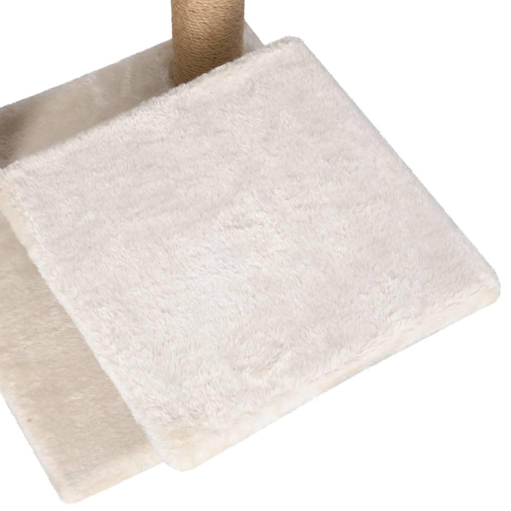 Kissan kiipeilypuu tunneli/raapimispylväs 69 cm meriheinä - Harrastajankoti.fi