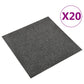 Tekstiililaatta 20 kpl 5 m² 50x50 cm antrasiitti - Harrastajankoti.fi