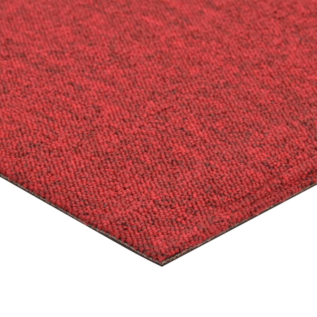 Tekstiililaatta 20 kpl 5 m² 50x50 cm punainen - Harrastajankoti.fi