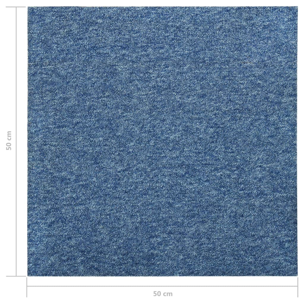 Tekstiililaatta 20 kpl 5 m² 50x50 cm sininen - Harrastajankoti.fi