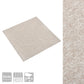 Tekstiililaatta 20 kpl 5 m² 50x50 cm vaalea beige - Harrastajankoti.fi