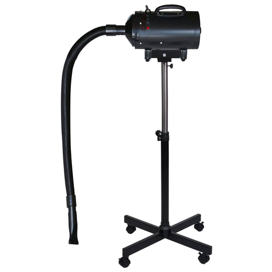 Lemmikkieläinten turkinkuivaaja moottorijalusta muovi/teräs - Harrastajankoti.fi