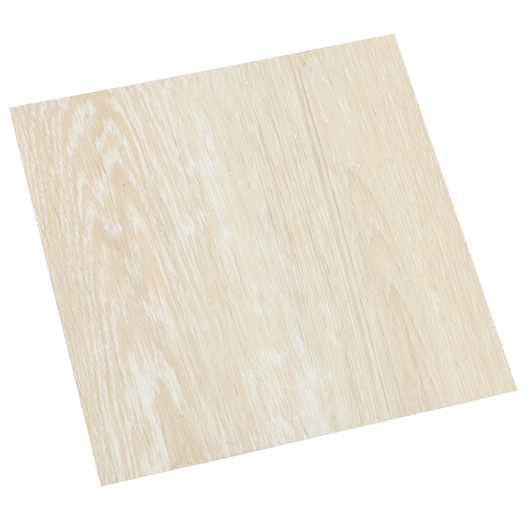 Itsekiinnittyvä lattialankku 55 kpl PVC 5,11 m² beige - Harrastajankoti.fi