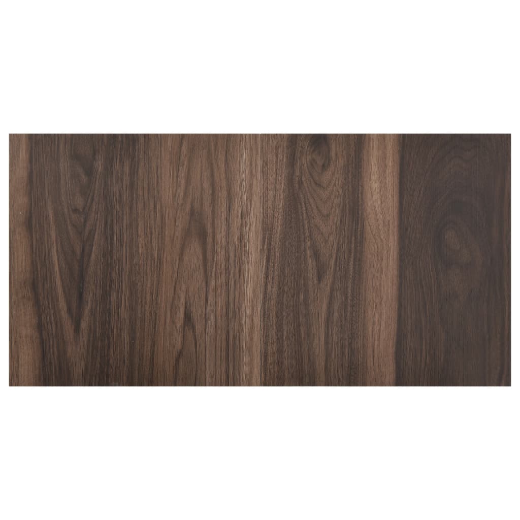 Itsekiinnittyvä lattialankku 55 kpl PVC 5,11 m² tummanruskea - Harrastajankoti.fi