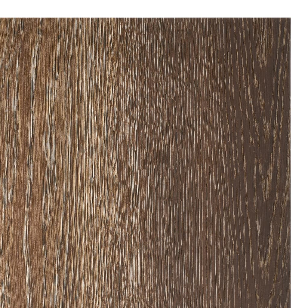 Itsekiinnittyvä lattialankku 55 kpl PVC 5,11 m² ruskea - Harrastajankoti.fi