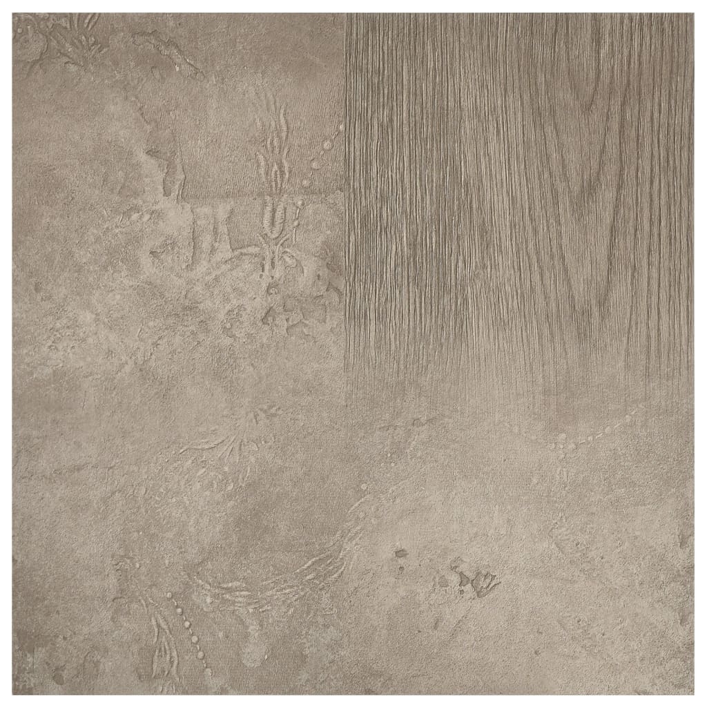 Itsekiinnittyvä lattialankku 55 kpl PVC 5,11 m² harmaa - Harrastajankoti.fi