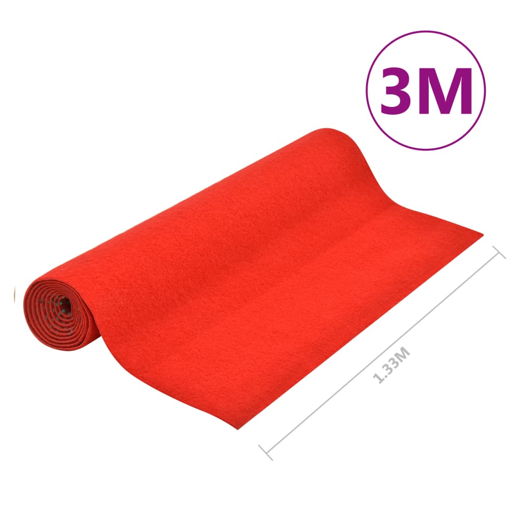 Keinonurmi nastoilla 3x1,33 m punainen - Harrastajankoti.fi