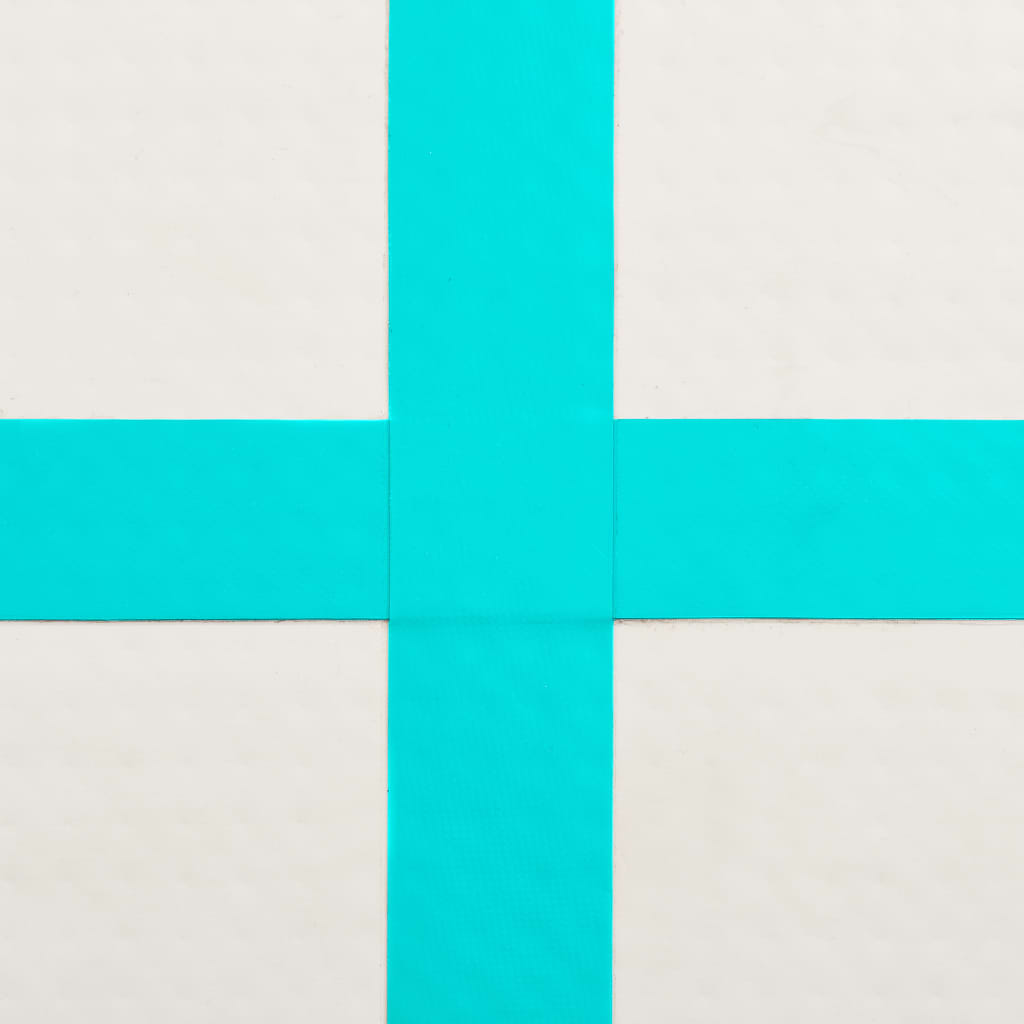 Täytettävä voimistelumatto pumpulla 60x100x15 cm PVC vihreä - Harrastajankoti.fi