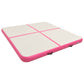 Täytettävä voimistelumatto pumpulla 200x200x15 cm PVC pinkki - Harrastajankoti.fi