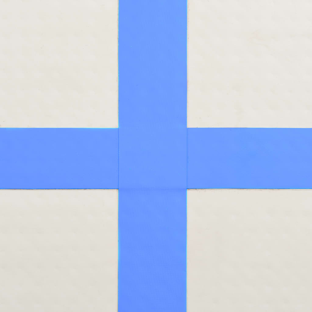 Täytettävä voimistelumatto pumpulla 200x200x20 cm PVC sininen - Harrastajankoti.fi