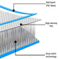 Täytettävä voimistelumatto pumpulla 200x200x20 cm PVC sininen - Harrastajankoti.fi