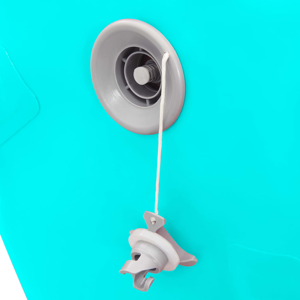 Täytettävä voimistelurulla pumpulla 120x75 cm PVC vihreä - Harrastajankoti.fi