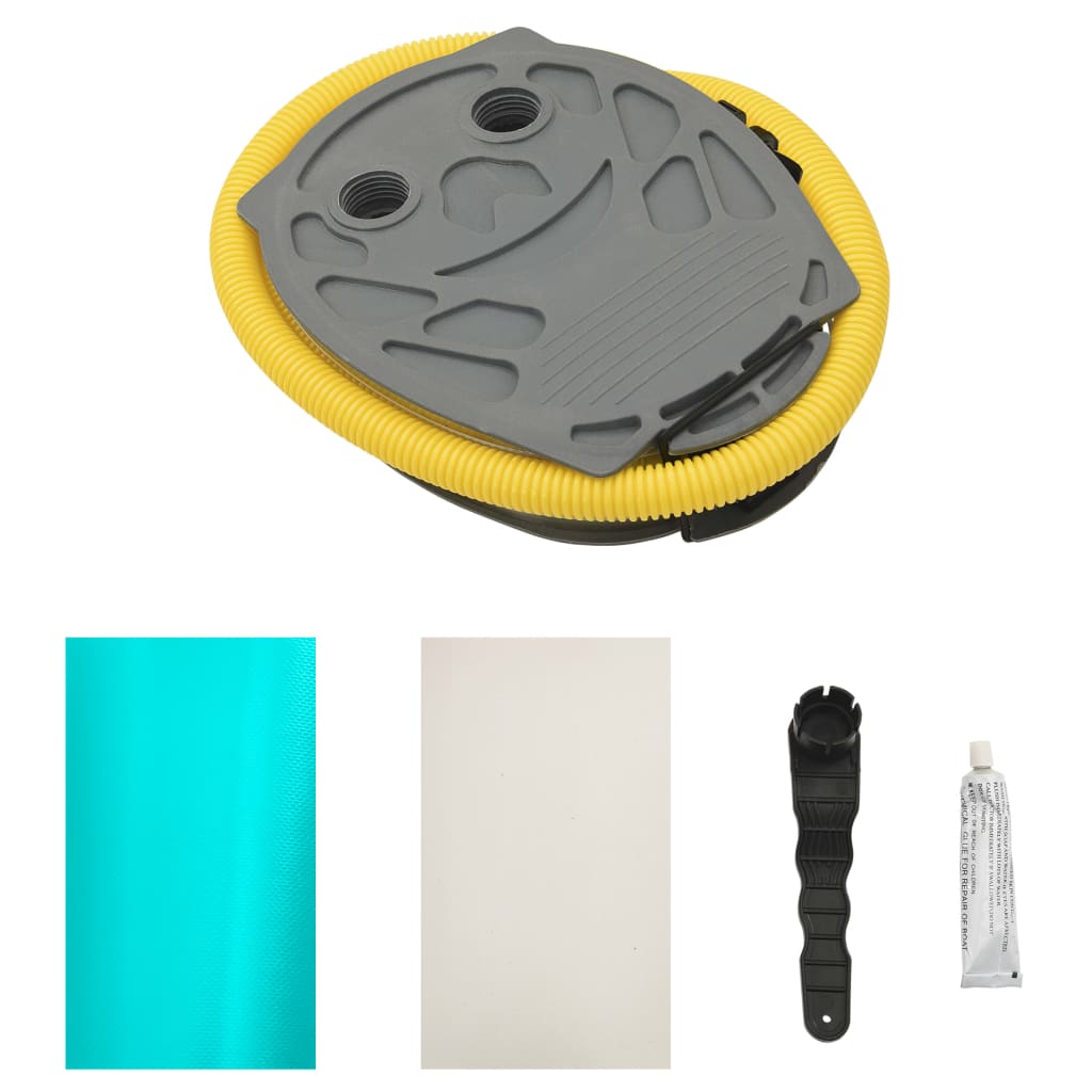 Täytettävä voimistelurulla pumpulla 120x75 cm PVC vihreä - Harrastajankoti.fi