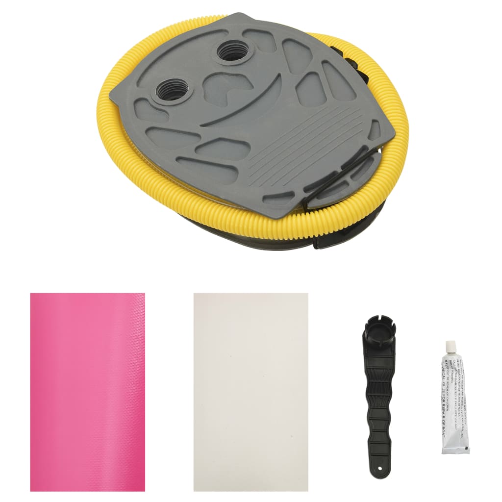 Täytettävä voimistelurulla pumpulla 120x90 cm PVC pinkki - Harrastajankoti.fi