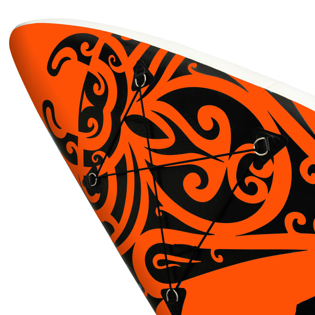 Täytettävä SUP-lautasarja 366x76x15 cm oranssi - Harrastajankoti.fi