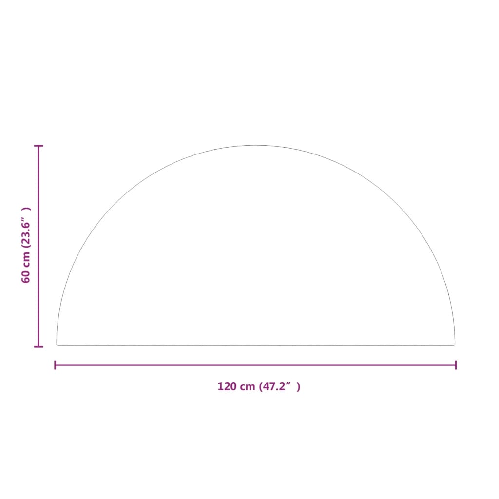 Takan lasilevy puolipyöreä 1200x600 mm - Harrastajankoti.fi