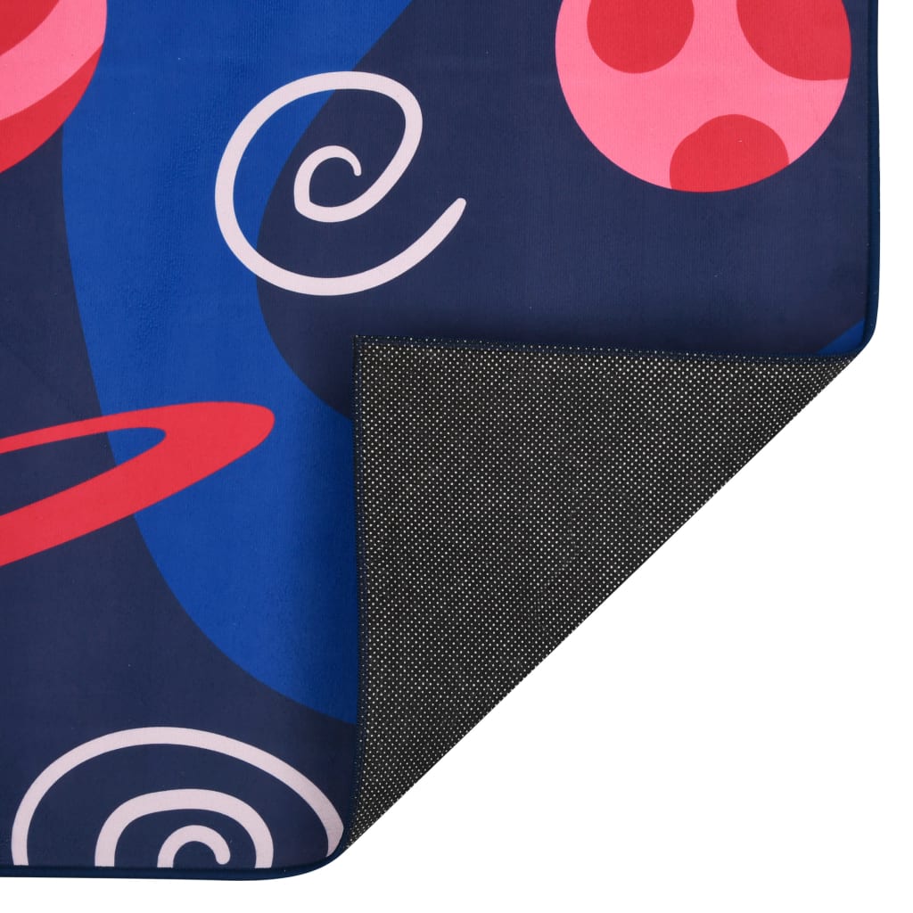 Painatettu matto monivärinen 120x160 cm kangas - Harrastajankoti.fi