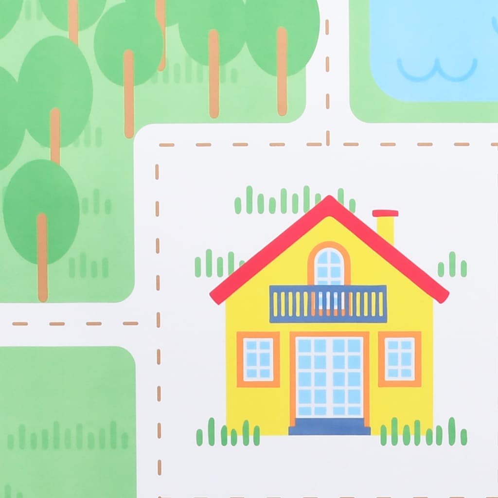 Painatettu matto monivärinen 140x200 cm kangas - Harrastajankoti.fi