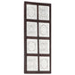 Käsin veistetty seinäpaneeli MDF 40x80x1,5 cm ruskea/valkoinen - Harrastajankoti.fi