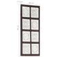 Käsin veistetty seinäpaneeli MDF 40x80x1,5 cm ruskea/valkoinen - Harrastajankoti.fi