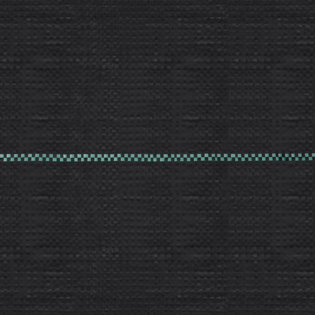 Rikkaruohojen ja juurien kontrollointimatto musta 2x5 m PP - Harrastajankoti.fi