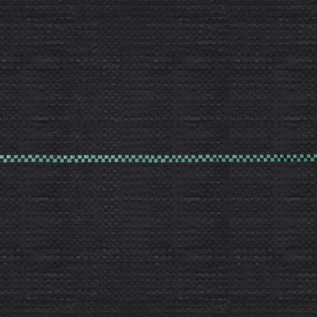 Rikkaruohojen ja juurien kontrollointimatto musta 2x10 m PP - Harrastajankoti.fi