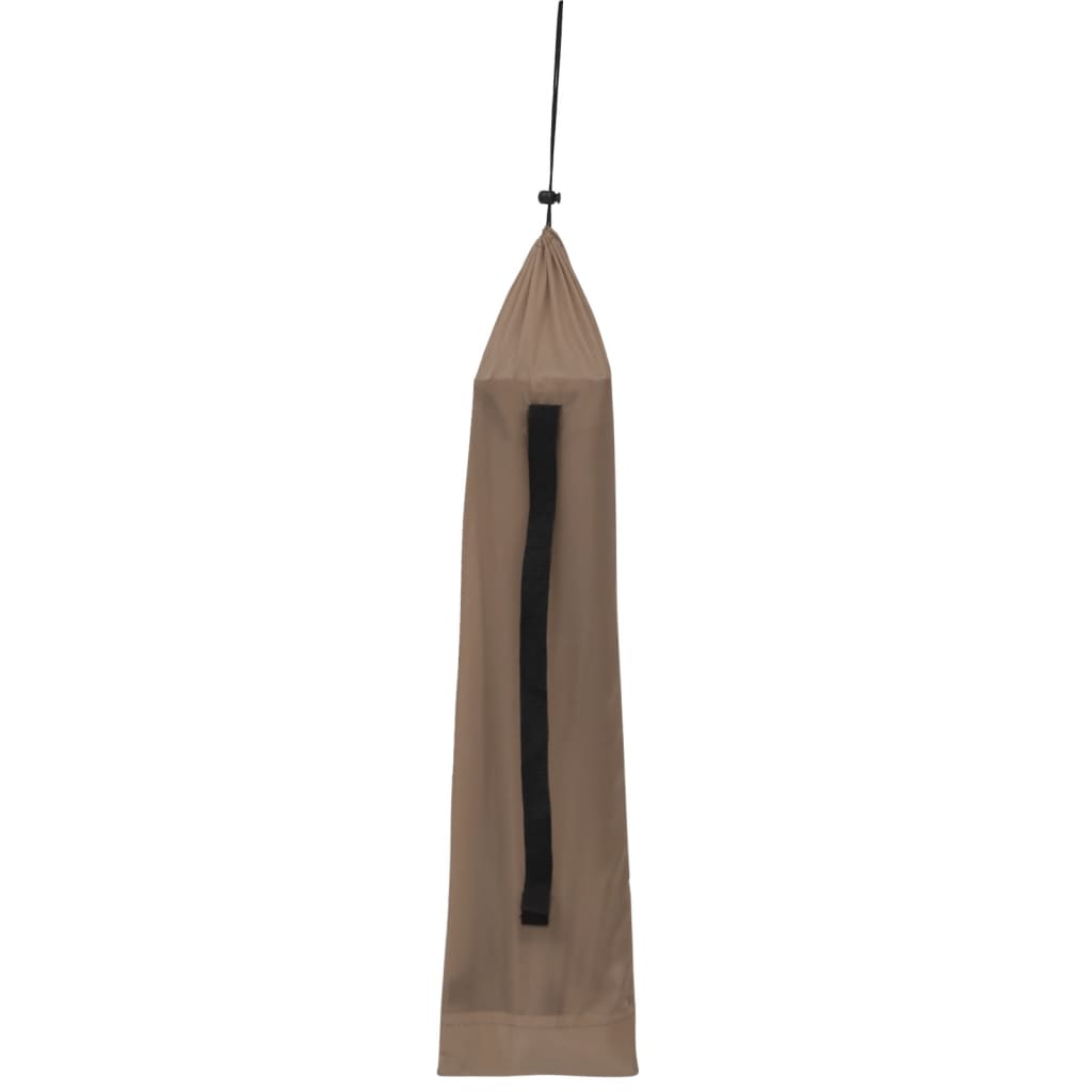 Retkisänky 180x60x19 cm Oxford-kangas ja teräs harmaanruskea - Harrastajankoti.fi