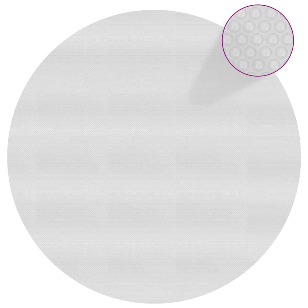 Kelluva uima-altaan PE-aurinkoenergiakalvo 527 cm harmaa - Harrastajankoti.fi