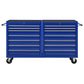 Työkalukärry 14 laatikolla teräs sininen - Harrastajankoti.fi