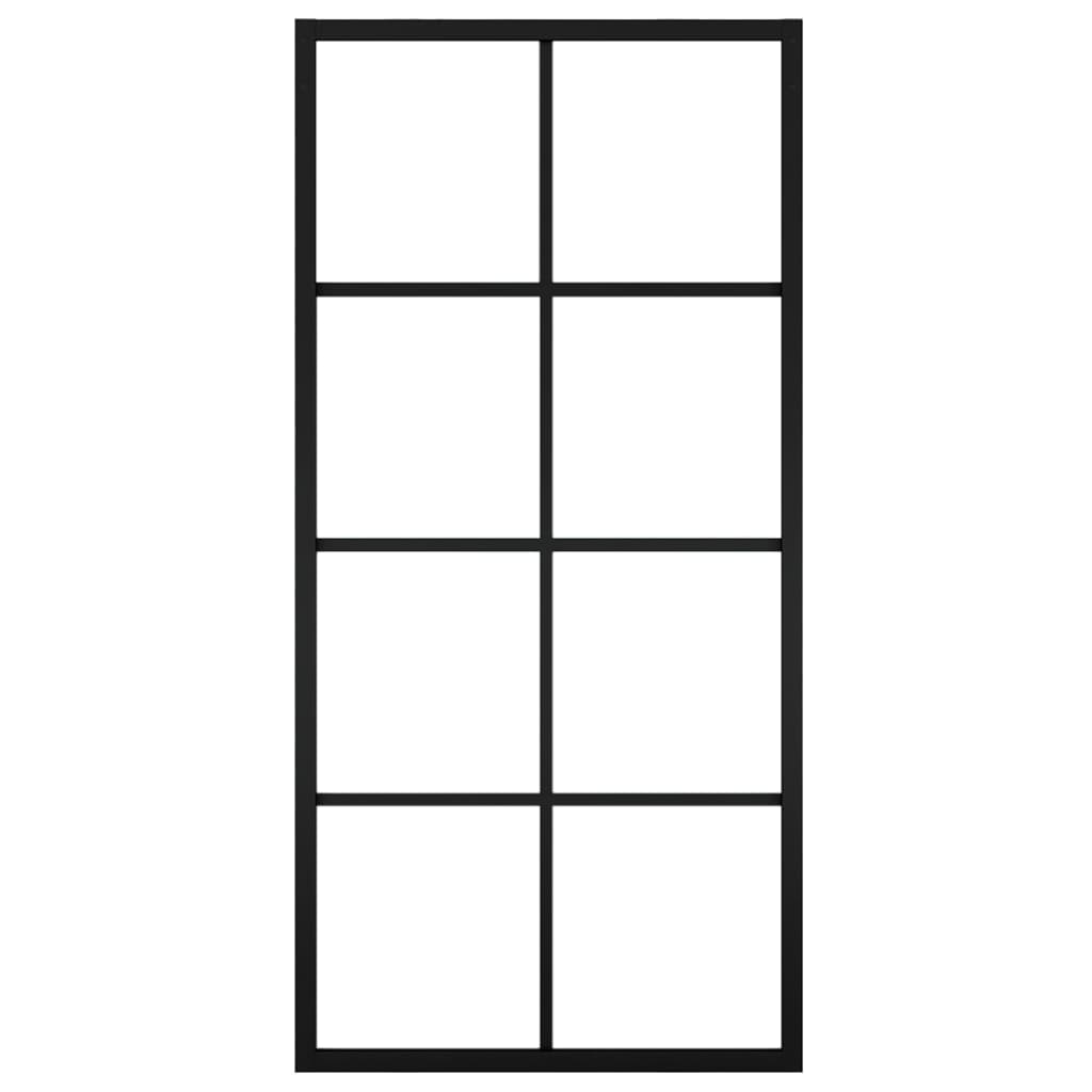 Liukuovi alumiini ja ESG-lasi asennustarvikkeilla 90x205 cm - Harrastajankoti.fi