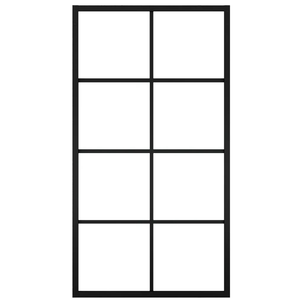 Liukuovi alumiini ja ESG-lasi asennustarvikkeilla 102,5x205 cm - Harrastajankoti.fi