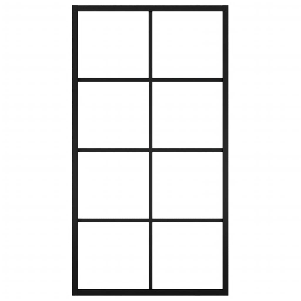 Liukuovi alumiini ja ESG-lasi asennustarvikkeilla 102,5x205 cm - Harrastajankoti.fi