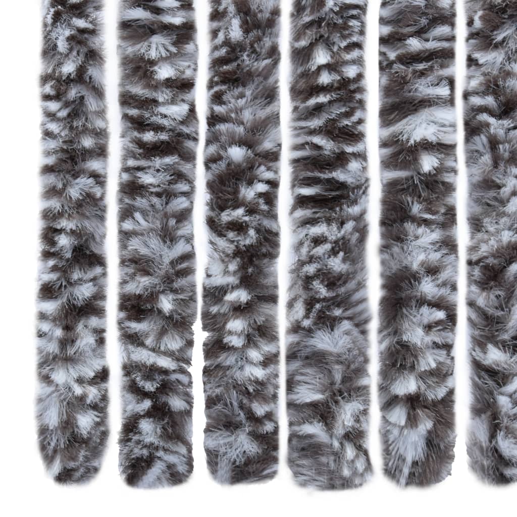 Hyönteisverho ruskea ja beige 120x220 cm Chenille - Harrastajankoti.fi