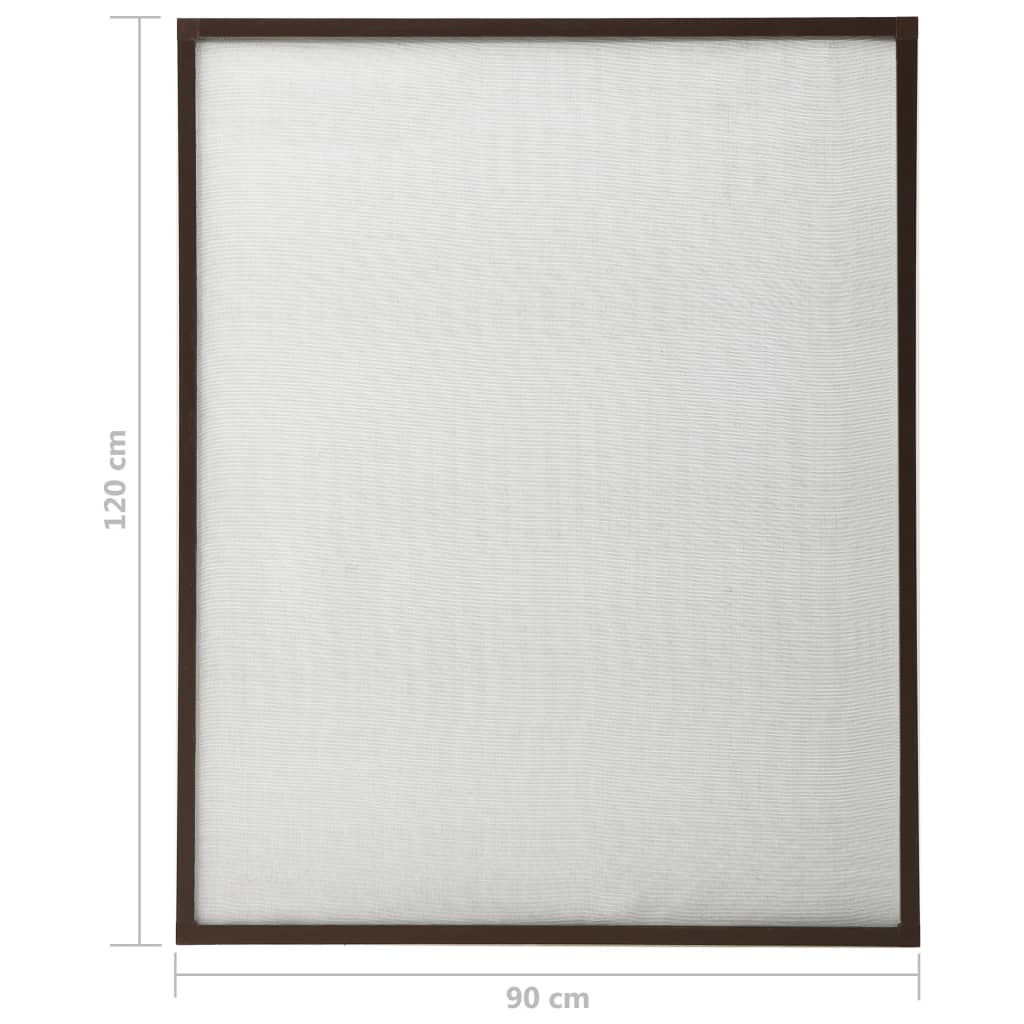 Hyönteisverkko ikkunaan ruskea 90x120 cm - Harrastajankoti.fi